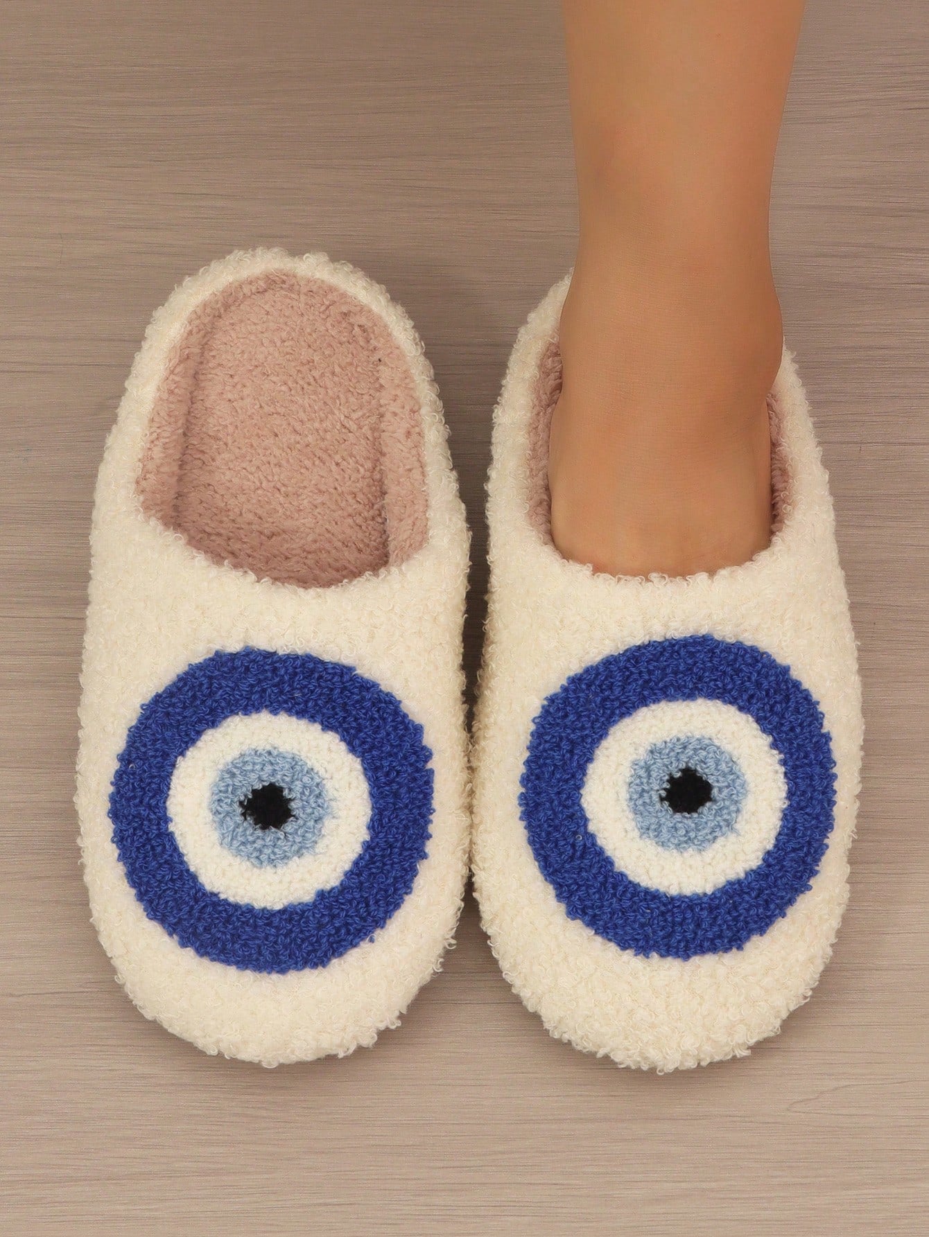 Women's Winter Home Slippers, Indoor Warm Plush Slip-on Shoes, Fashionable & Soft & Comfortable, Bedroom Cartoon Design