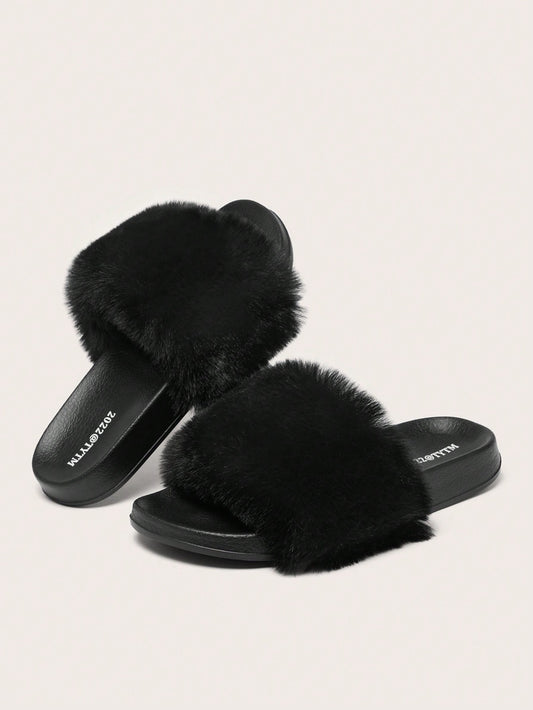 Women's Outdoor Fluffy Slippers