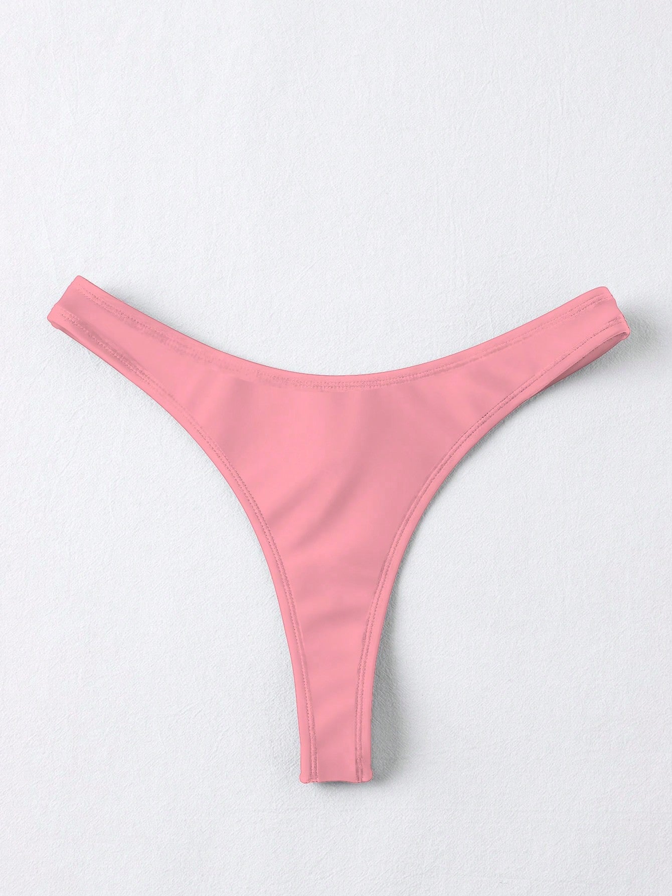 Swim Solid High Cut Bikini Bottom,Summer Beach