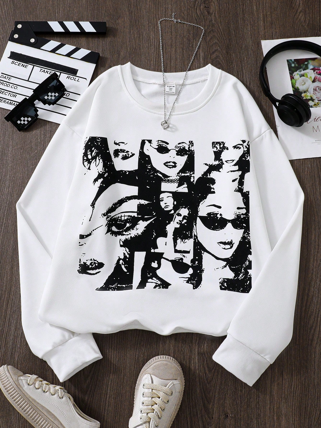 Teen Girl Figure Graphic Tee