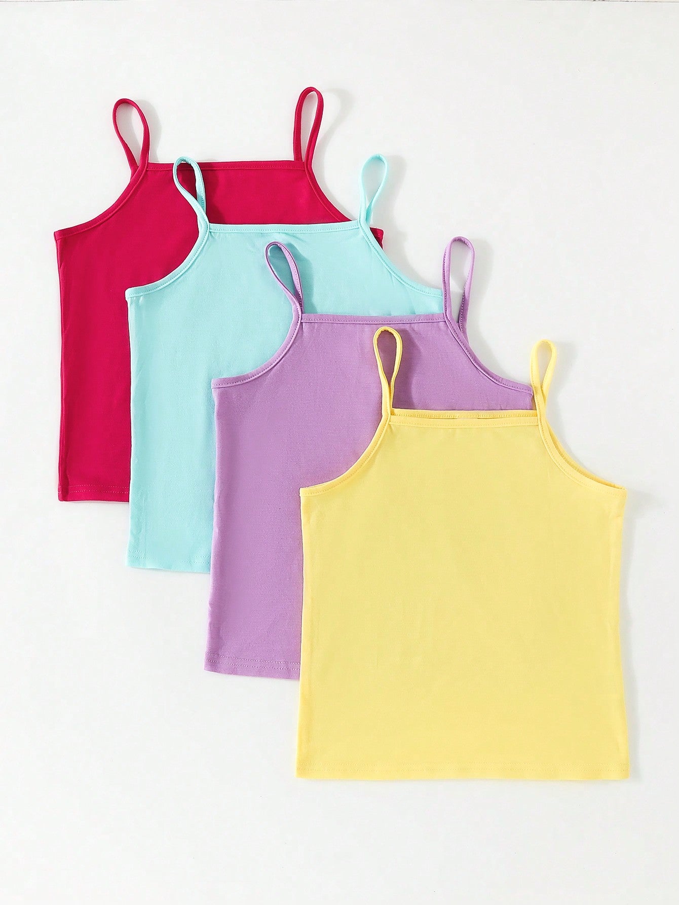 Tween Girl Regular Style Tank Top 4pcs/Set