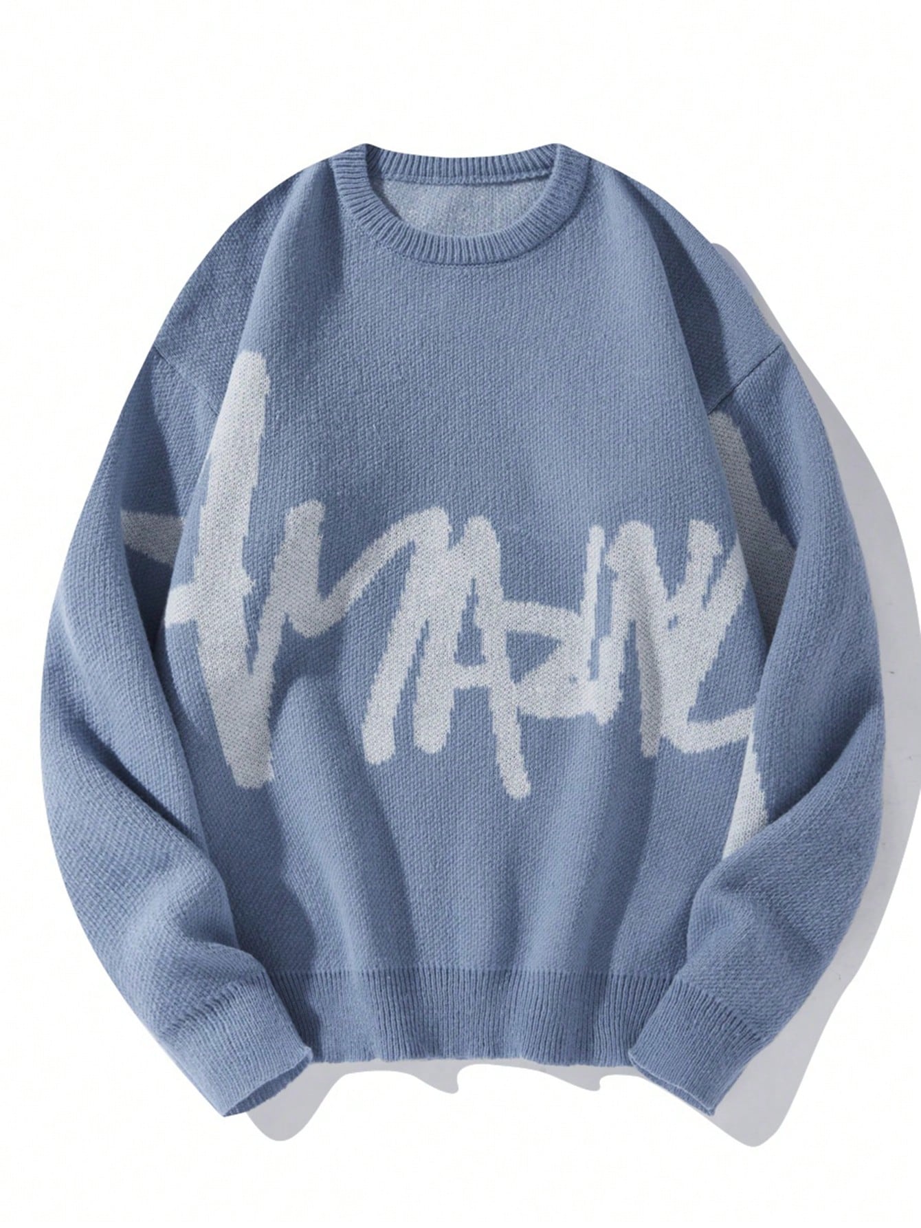 Men's Sweater With Letter Print Design