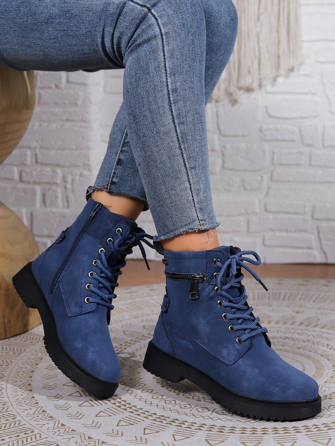 Women's Thickened Workwear High Top British Style Boots