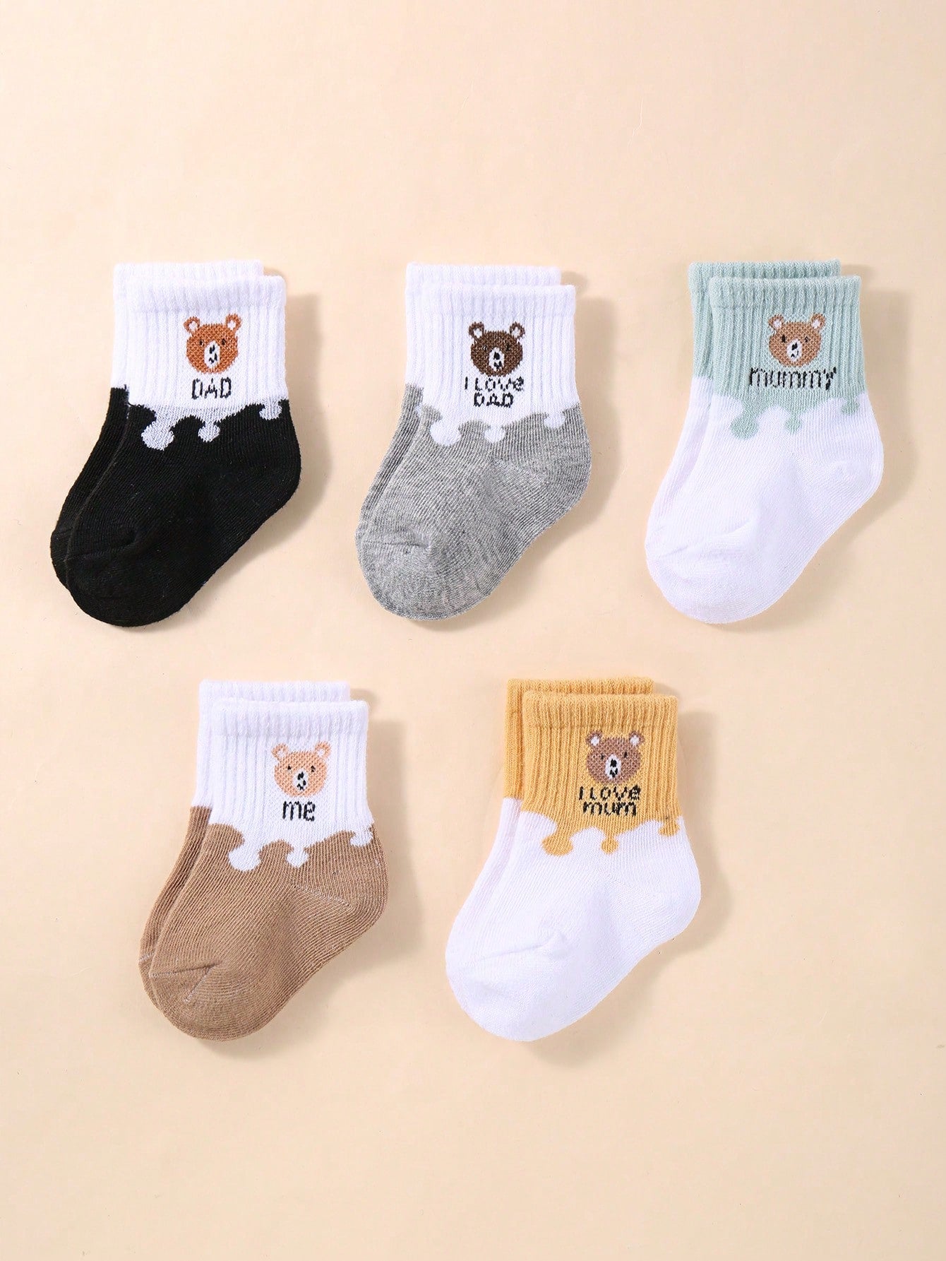 5 Pairs Baby Socks Low Cut Stretch Ankle Socks Unisex  Infant Socks for Newborn Toddler Boys Girls Baby Socks