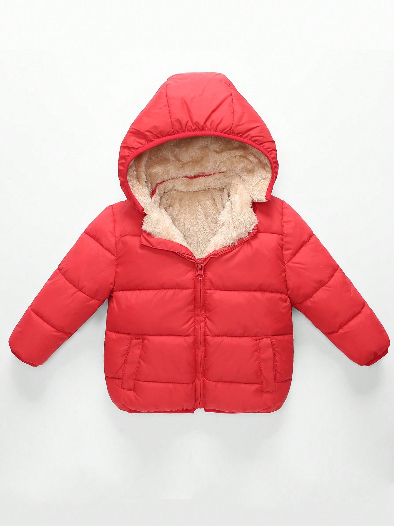 Young Girl Thickened Hooded -Padded Jacket