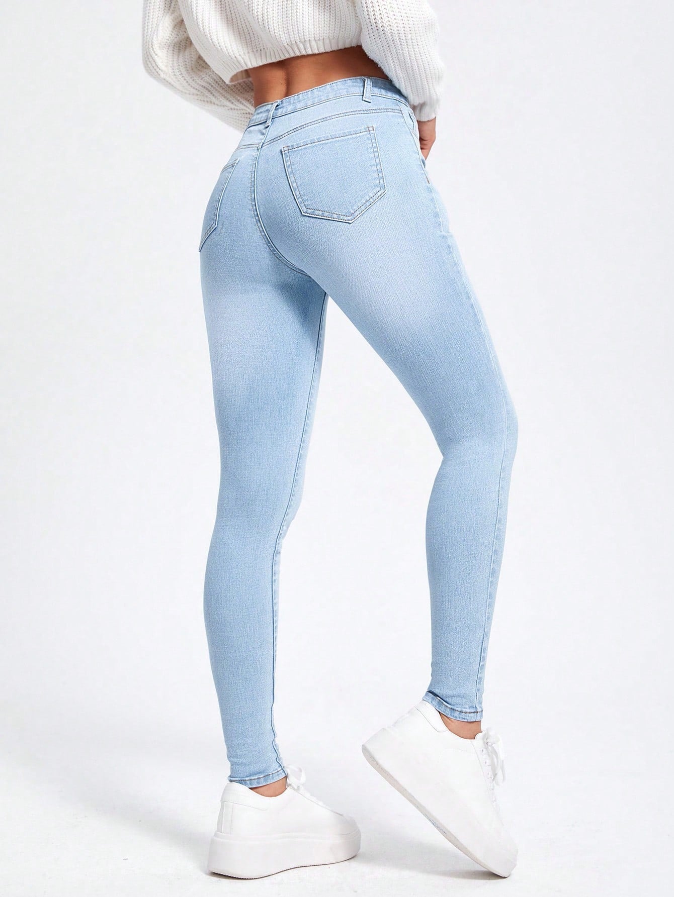 Women's Daily Wear Skinny Denim Pants