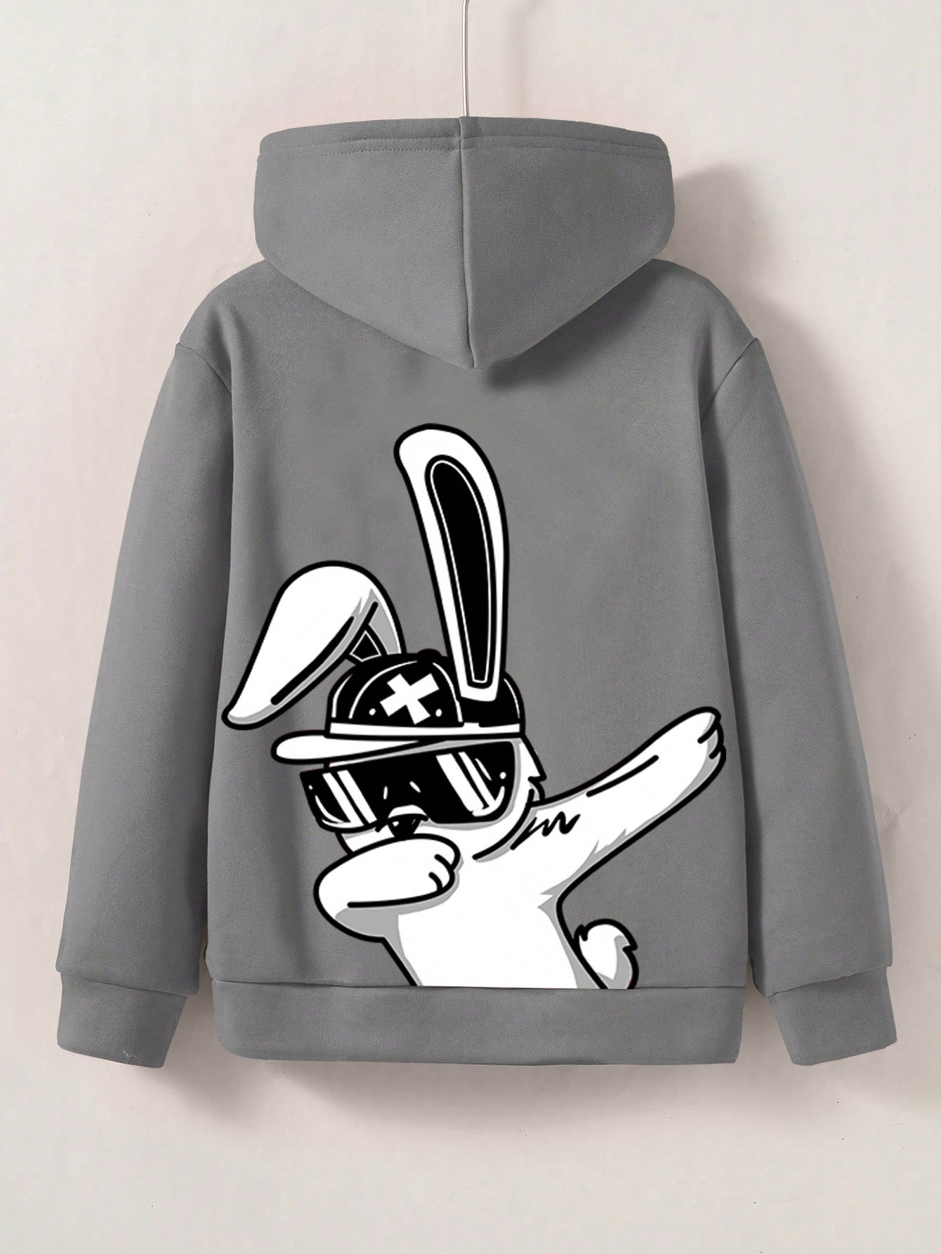 Tween Boy Cartoon Graphic Hooded Sweatshirt