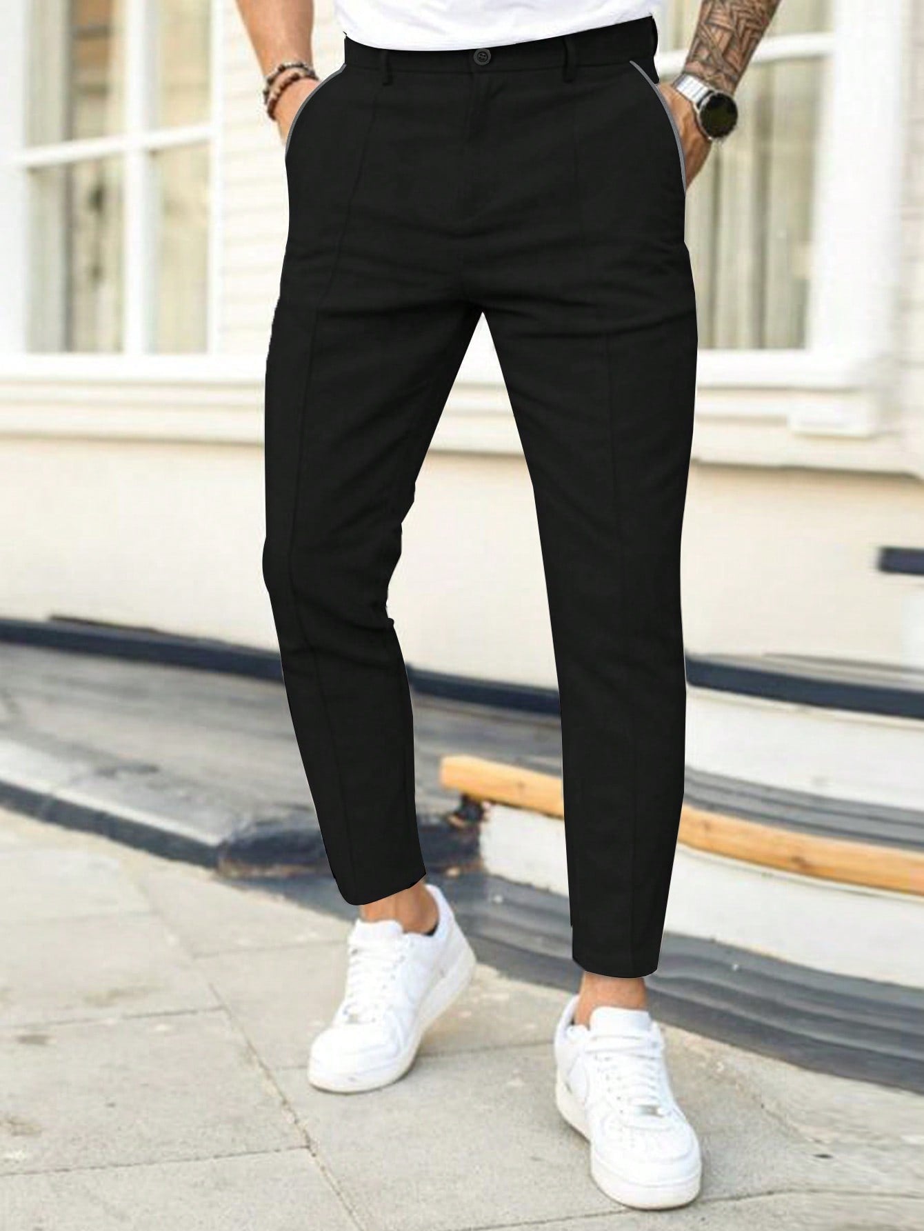 Men's Slim Fit Suit Pants