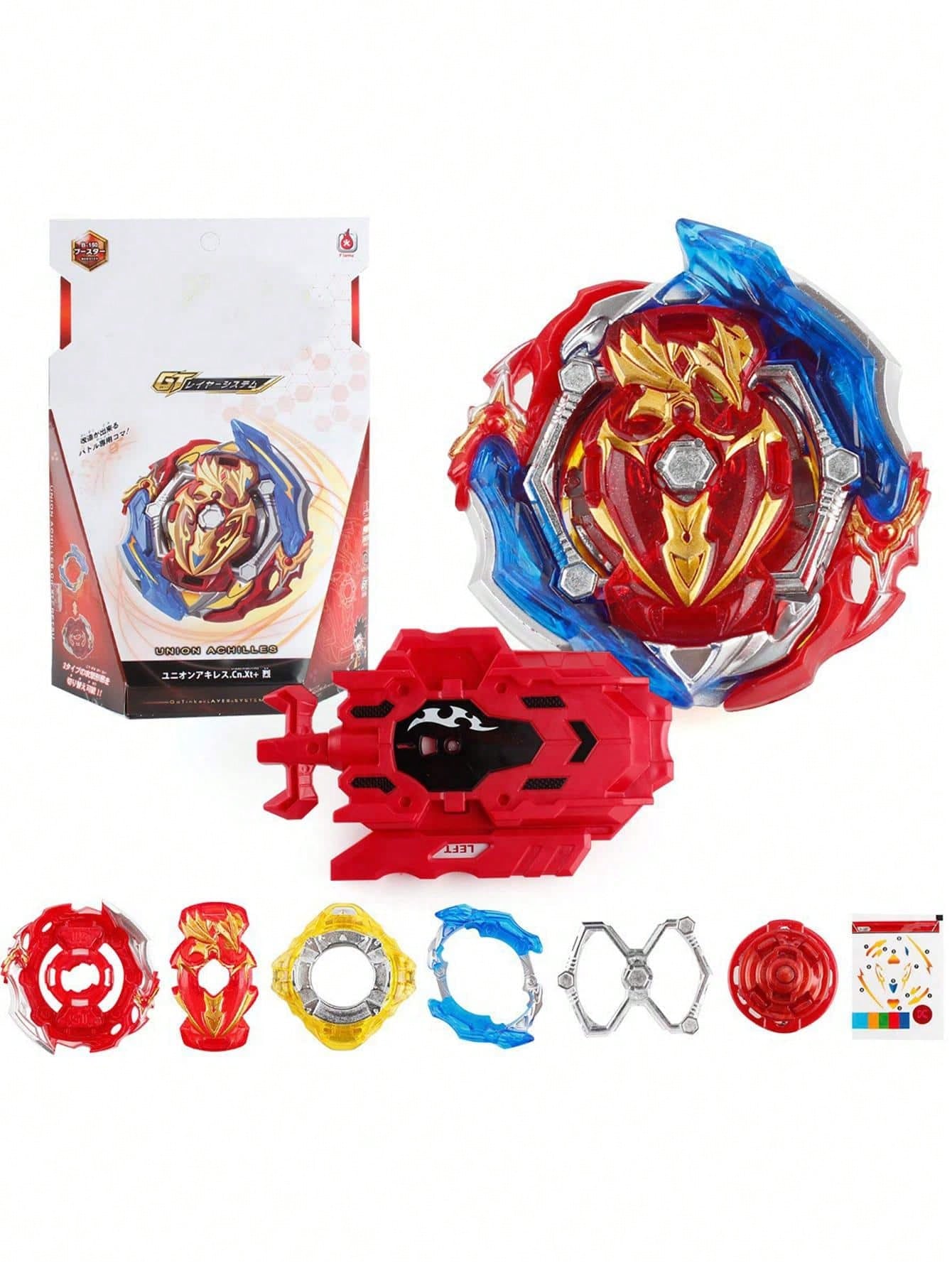 8pcs Children's Diy Assembly Alloy Beyblade Toy Set