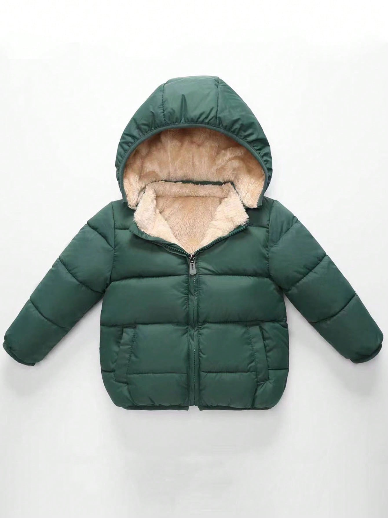 Young Girl Thickened Hooded -Padded Jacket