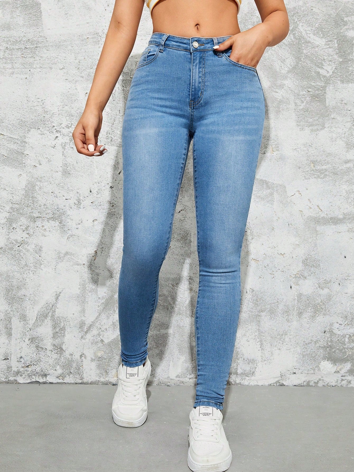 Women's Daily Wear Skinny Denim Pants