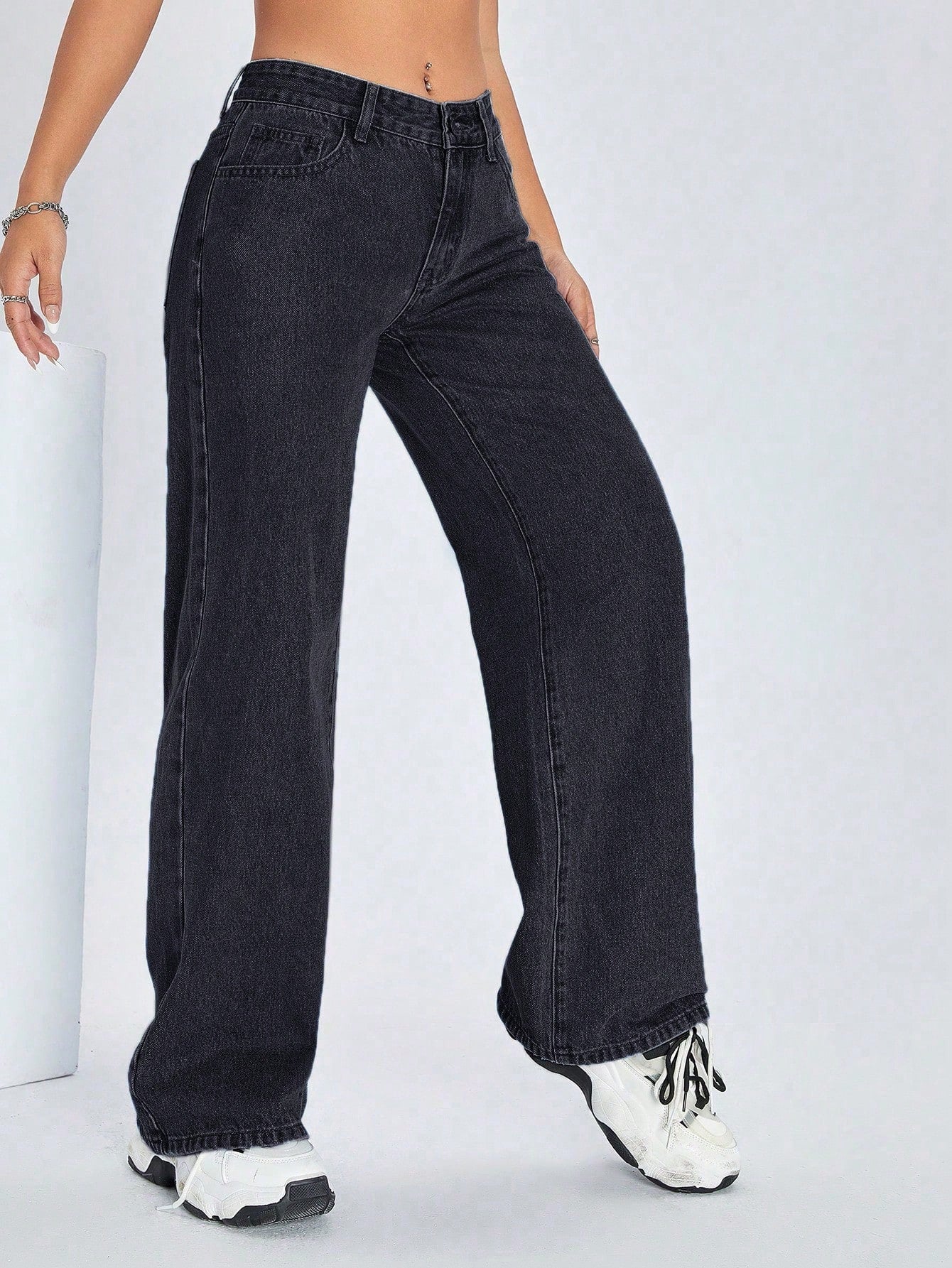 Women\ Casual Everyday Matching Straight Leg Jeans