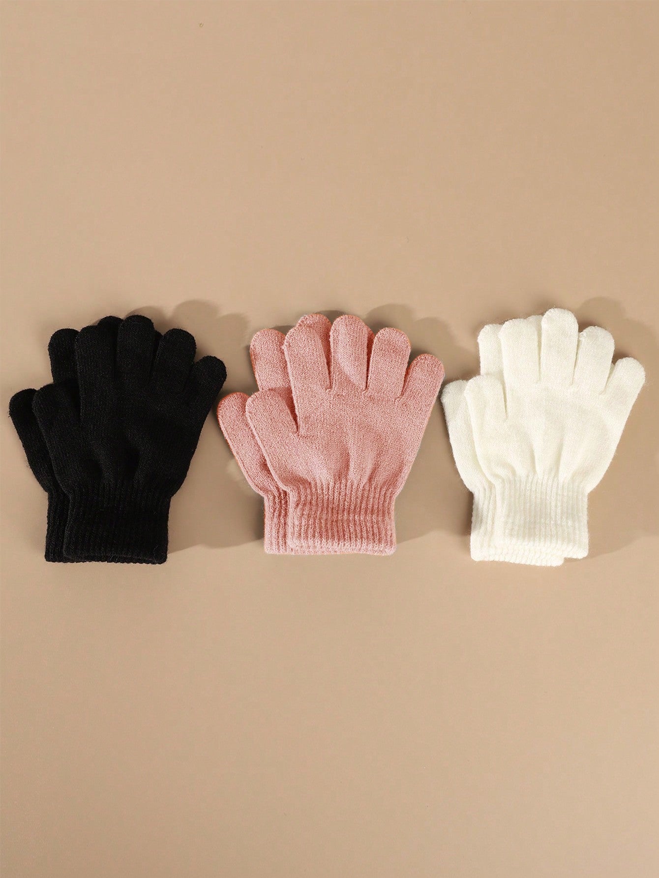 3pairs Children's Gloves Set