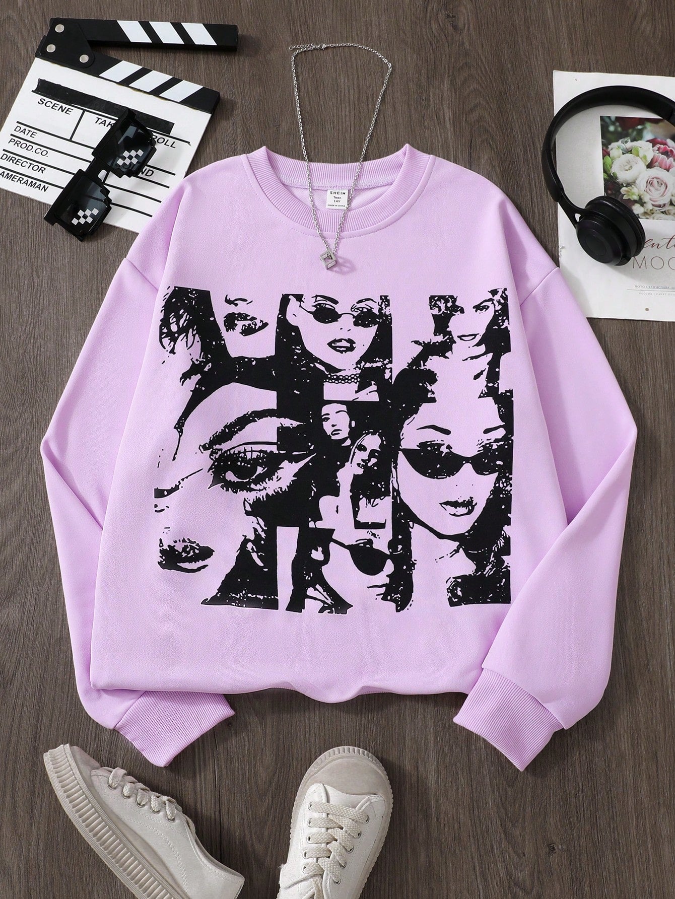 Teen Girl Figure Graphic Tee