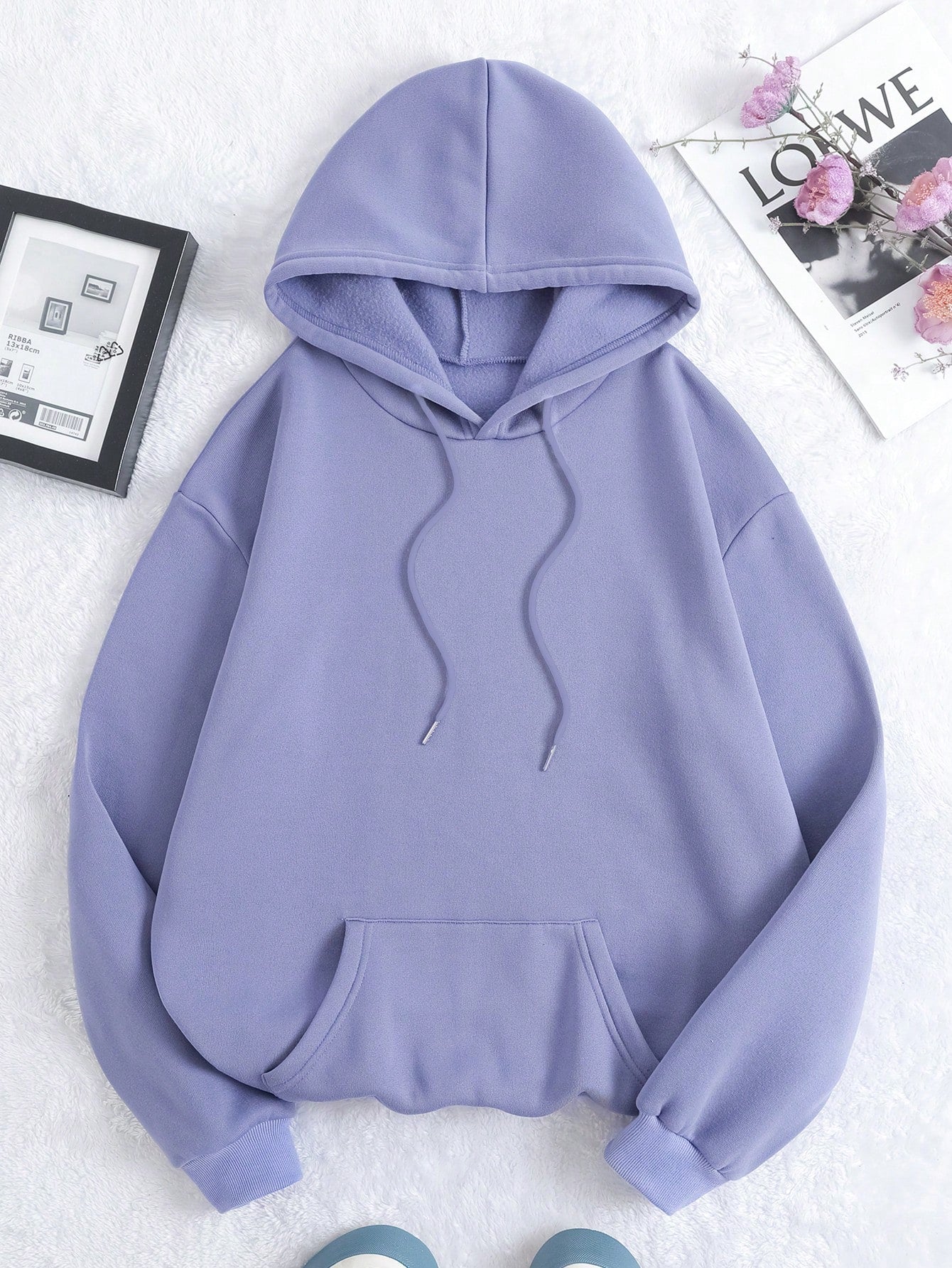 Drawstring Hoodie Sweatshirt