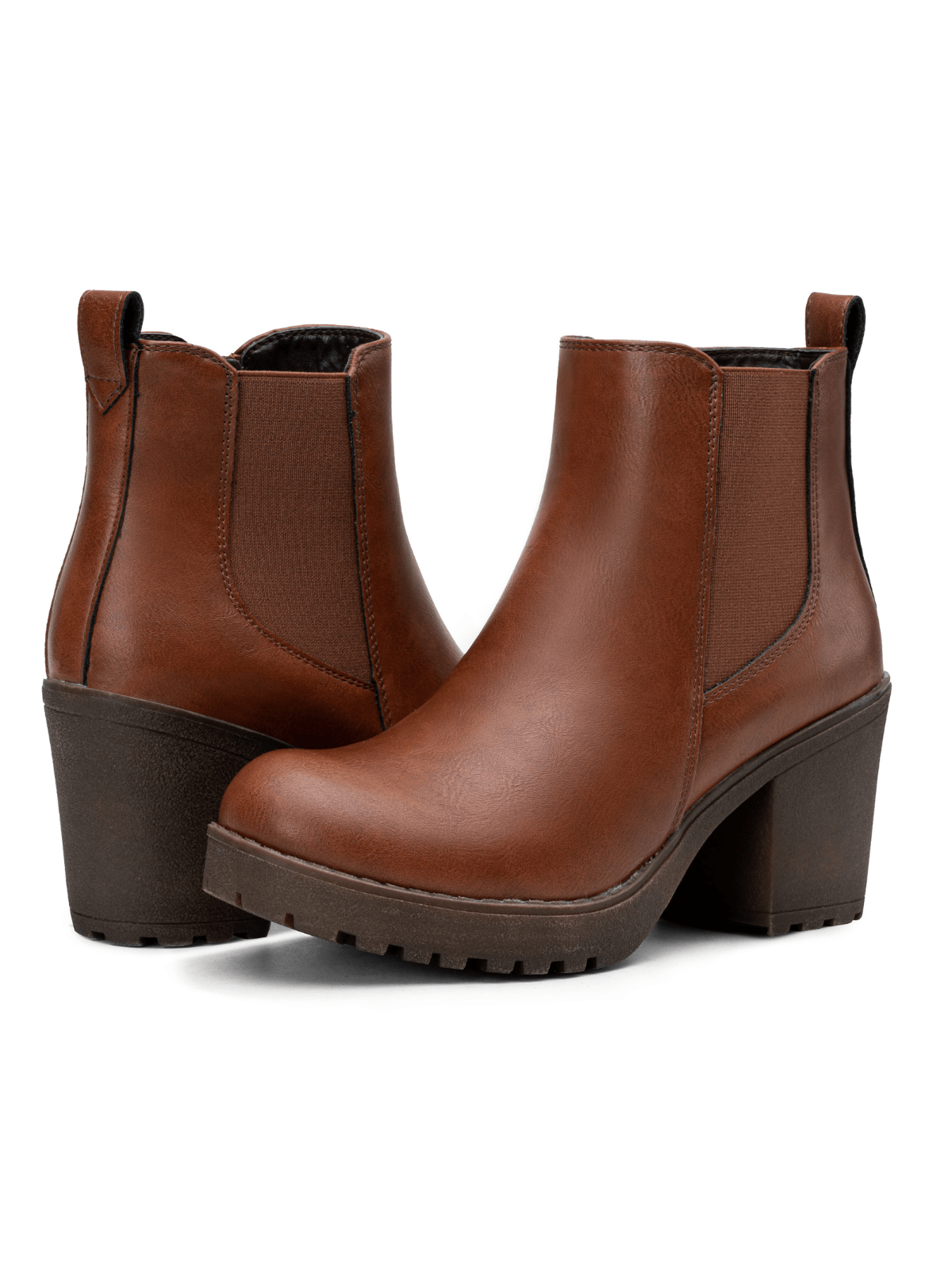 Women's 999 Fashion Platform Chunky Low Heel Chelsea Boots Ankle Booties