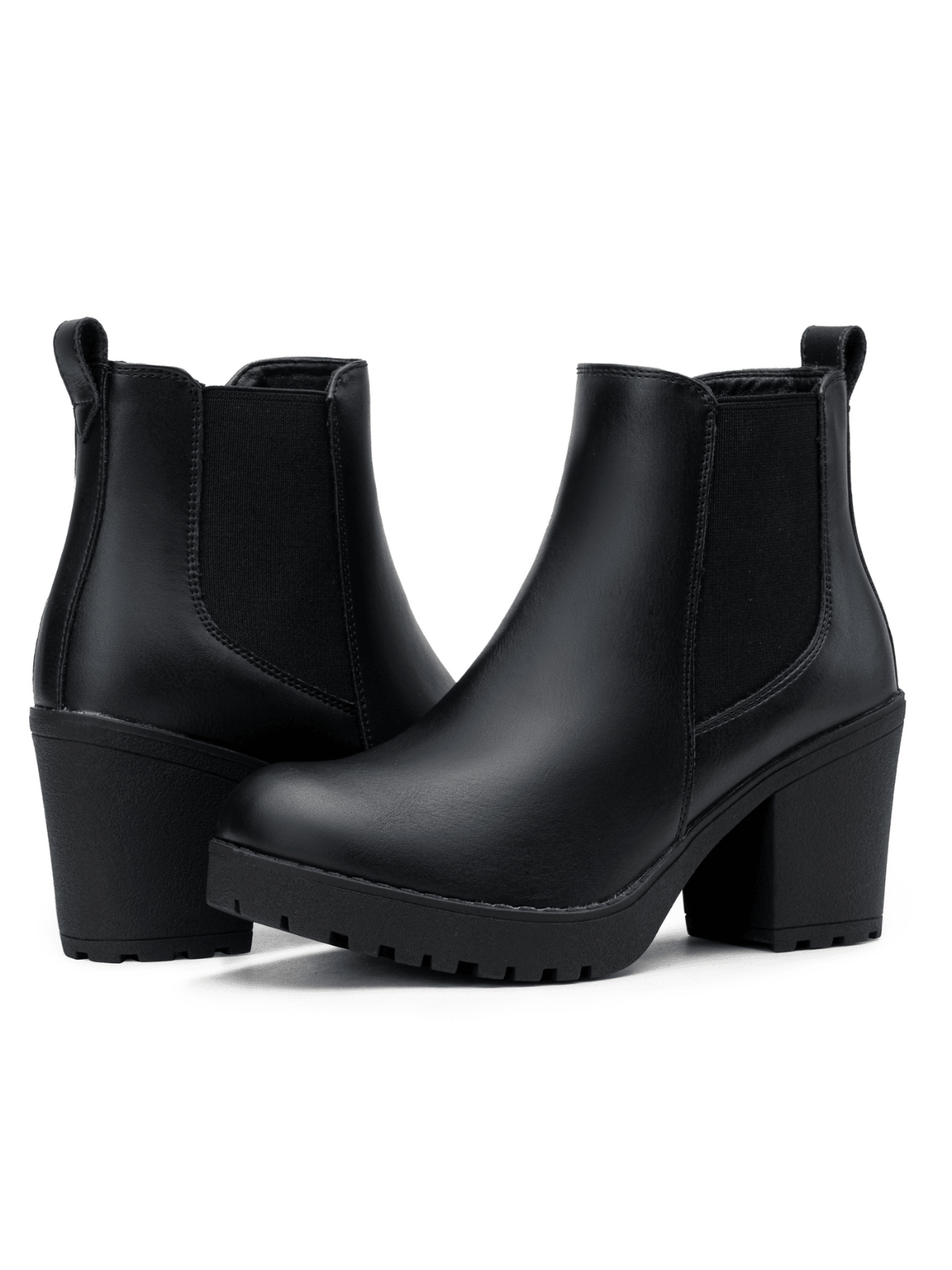 Women's 999 Fashion Platform Chunky Low Heel Chelsea Boots Ankle Booties