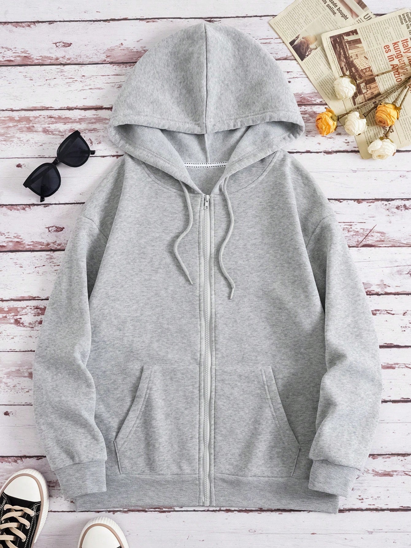 Women's Zip Fly Hooded Sweatshirt