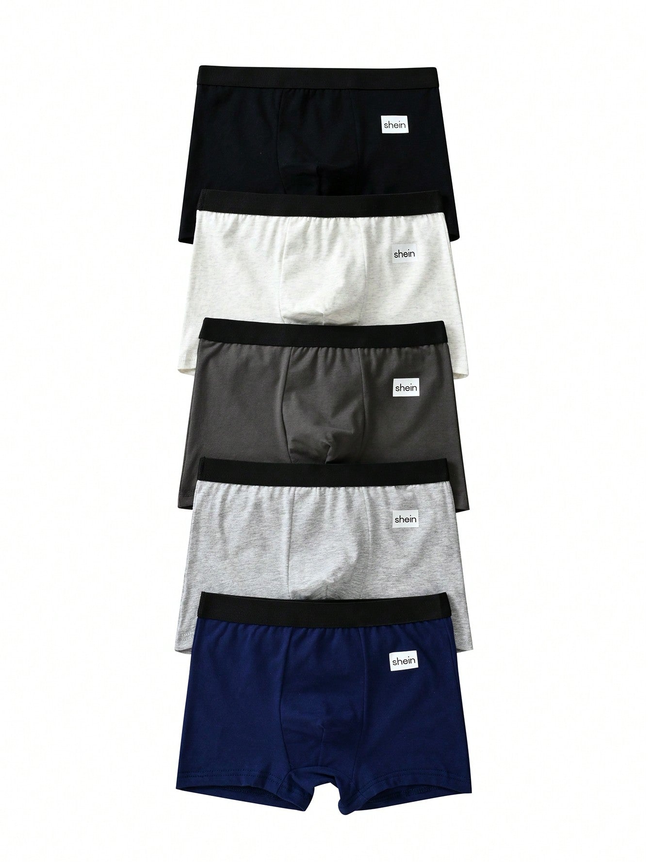 Tween Boy 5pack Letter Patched Detail Boxer Brief