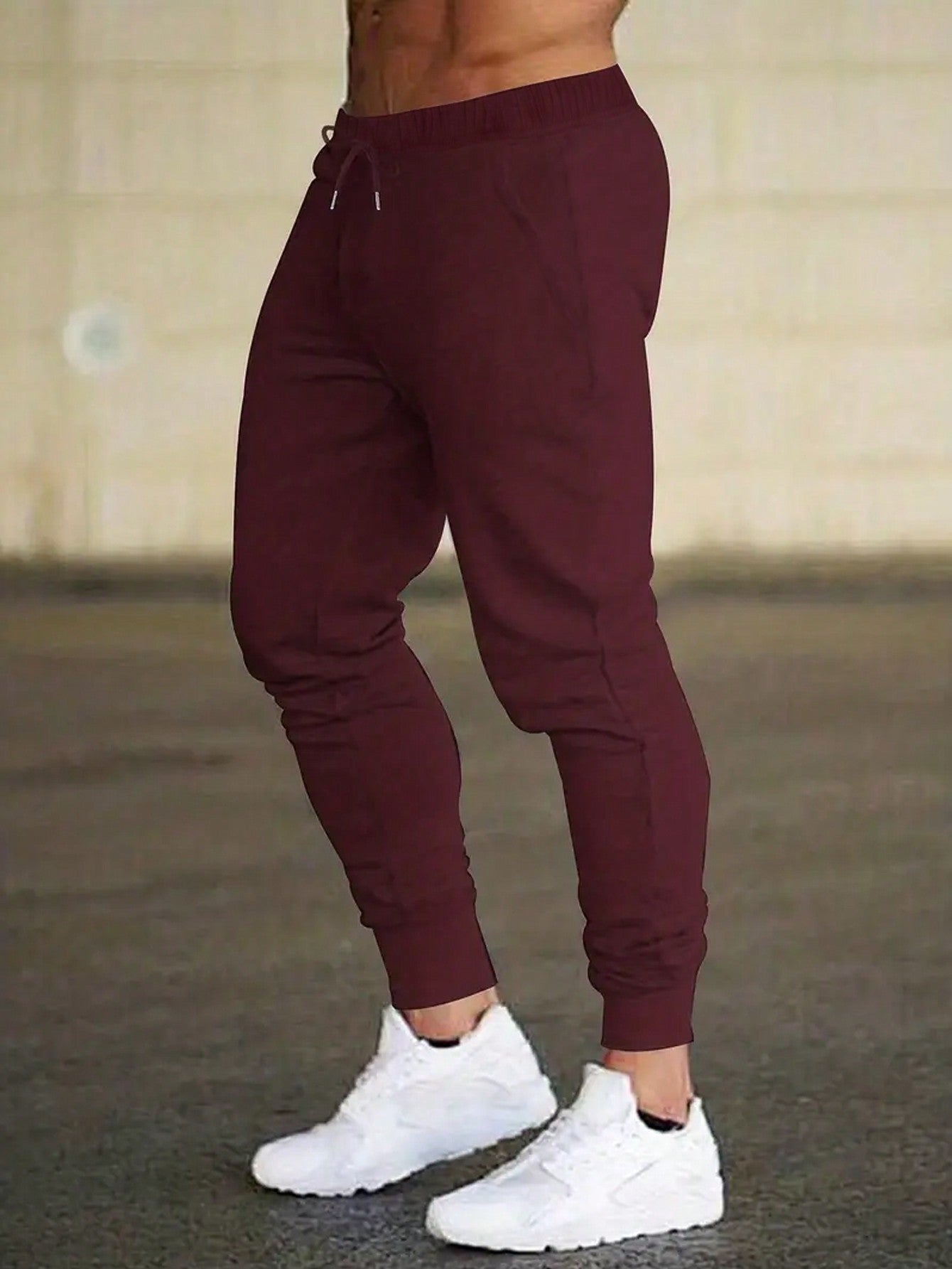 Men's Drawstring Waist Jogger Pants