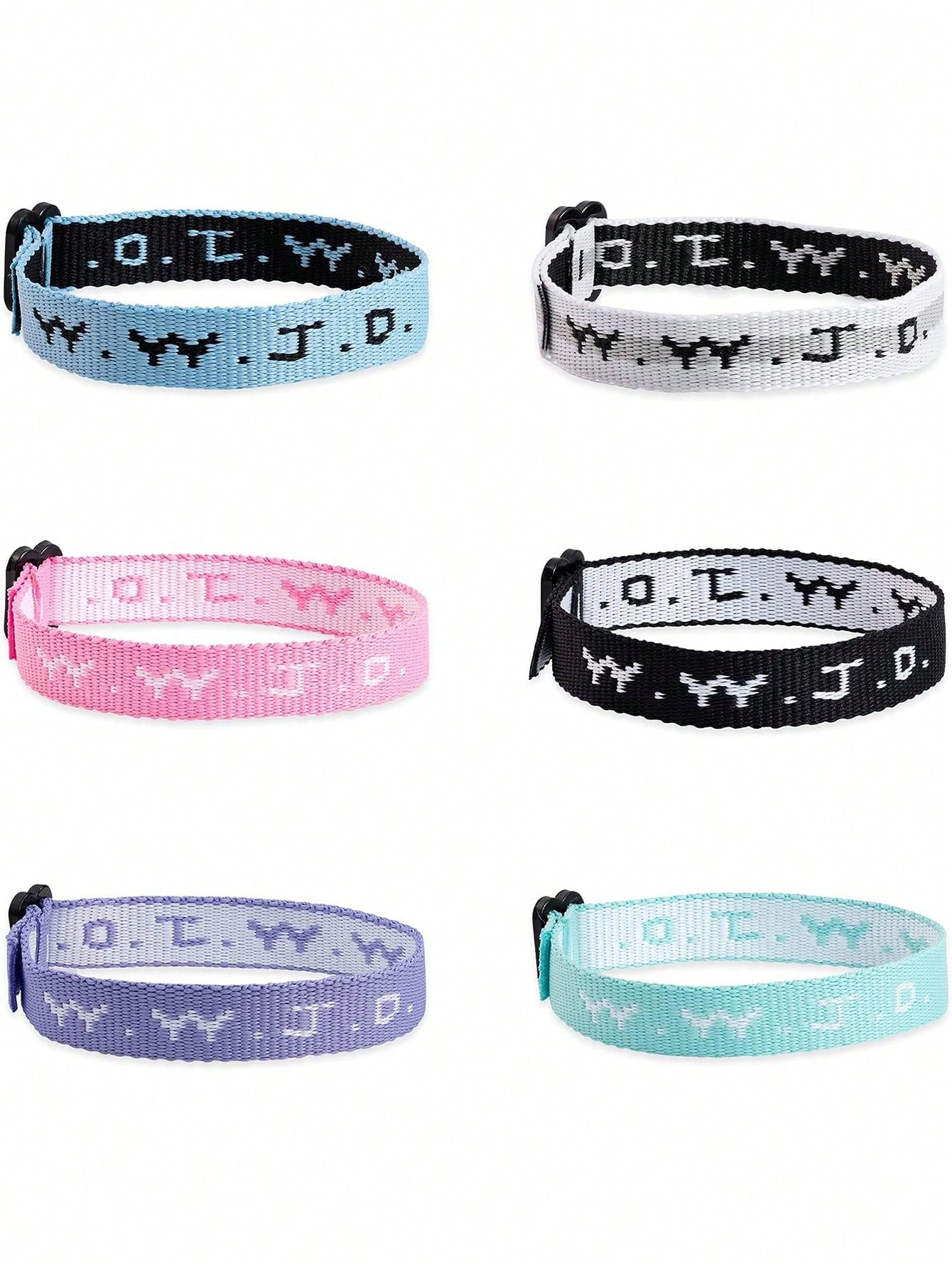 Faith WWJD Bracelet What Would Jesus Do Bracelets WWJD Bracelets Letter Matching Couples Protection Braided Rope Inspirational Religious Christian Gifts Friendship Bracelet Gift