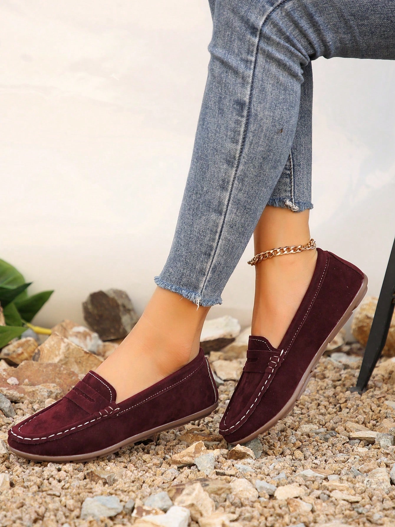 Fashionable Women's Flat, Comfortable, Non-Slip And Soft-Soled Loafers