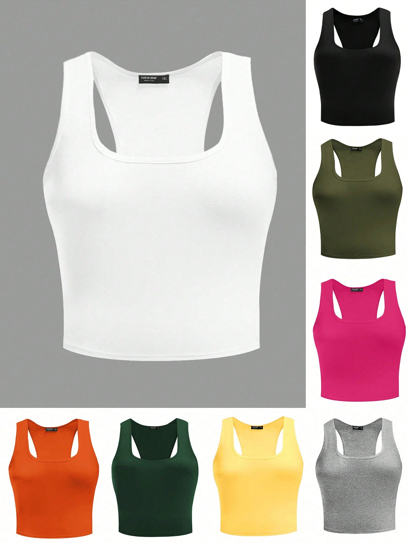 Plus Solid Tank Top