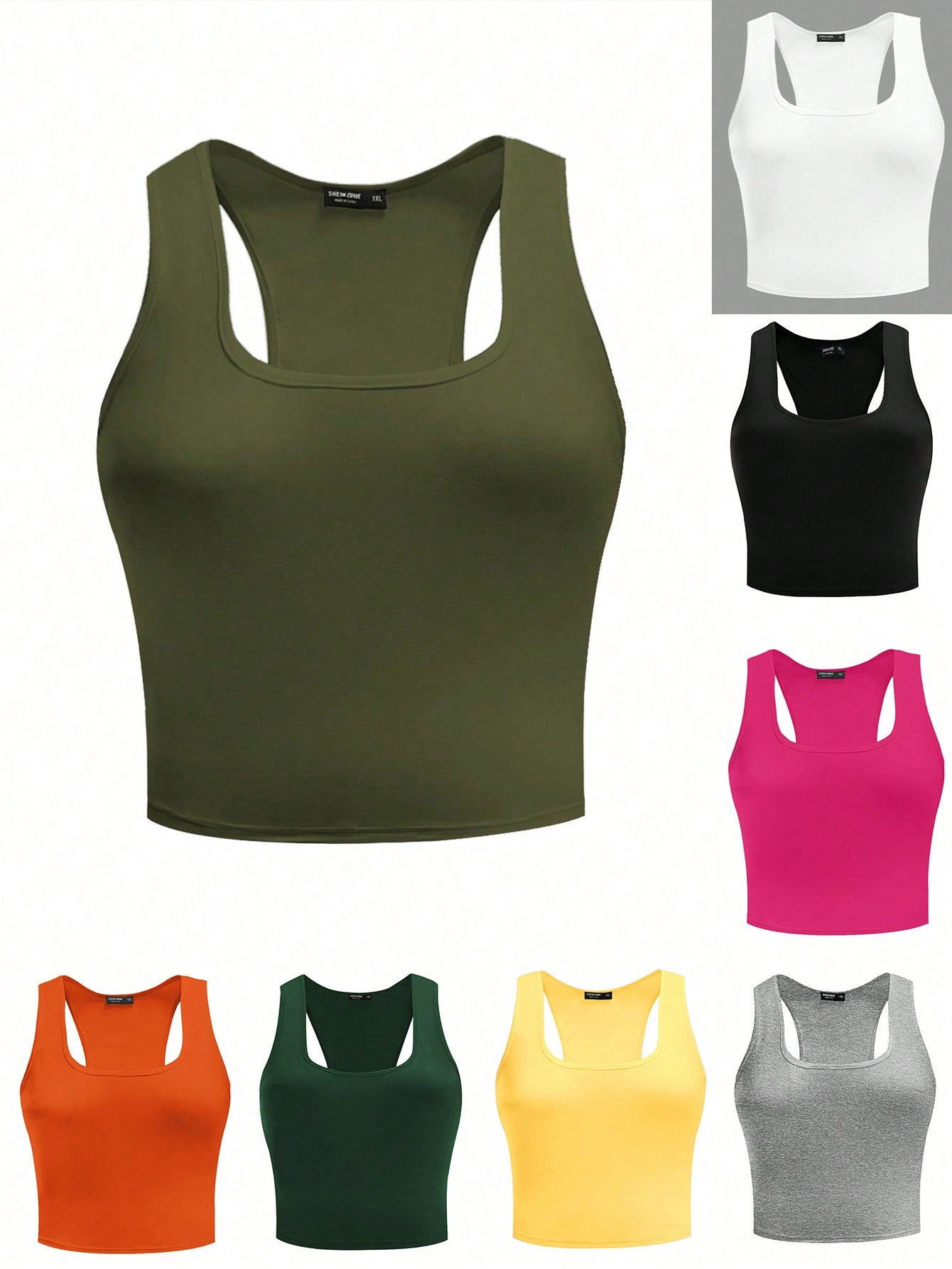 Plus Solid Tank Top