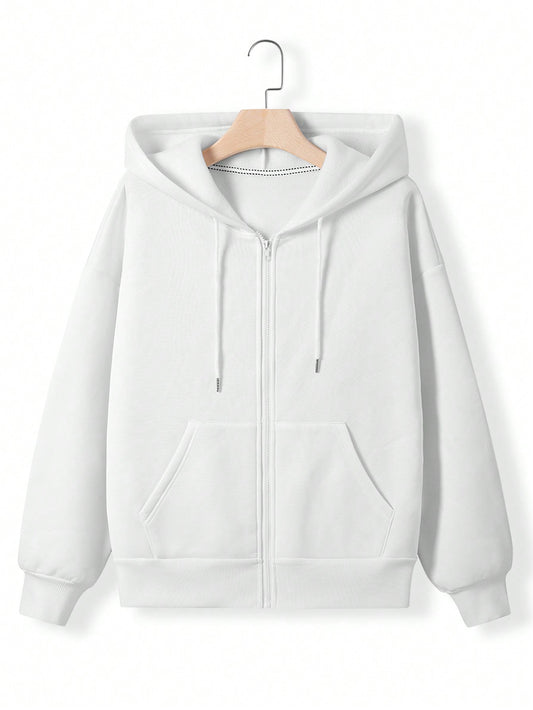 Women's Zipper Hooded Sweatshirt