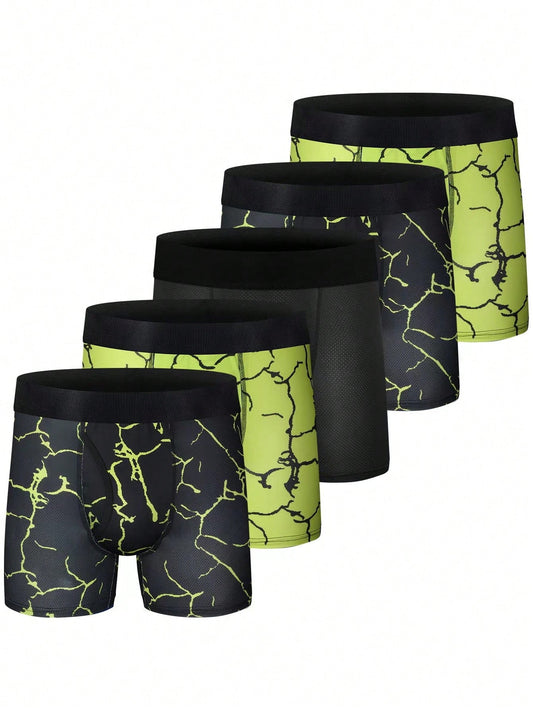 Tween Boy 5-Pack Soft Breathable High-Performance Boxer Briefs