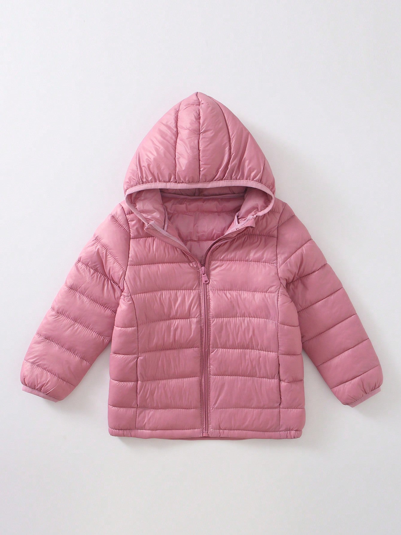 Girls' Lightweight Hooded Winter Coat