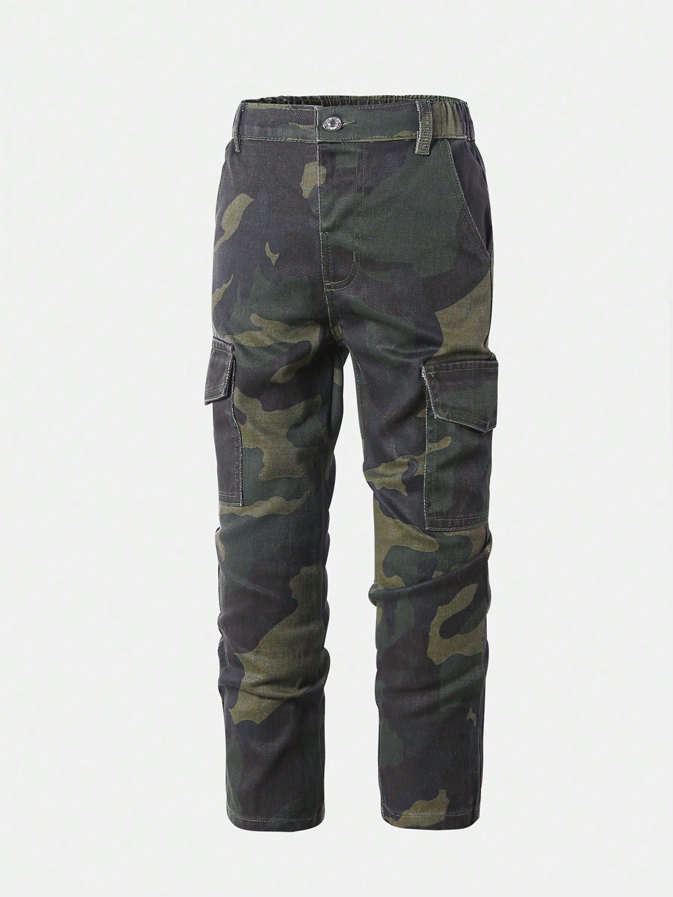 Streecool Kids Young Boy Camo Print Cargo Jeans