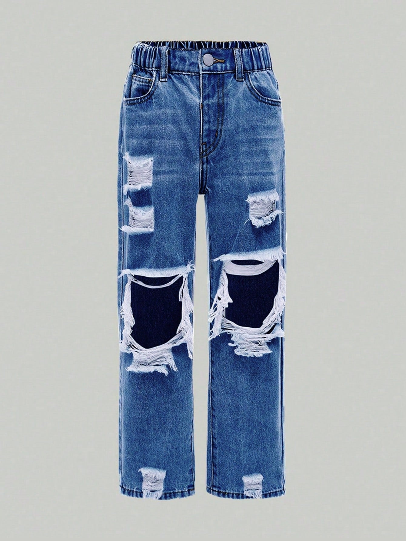 Streecool Kids Tween Girl Ripped Straight Jeans