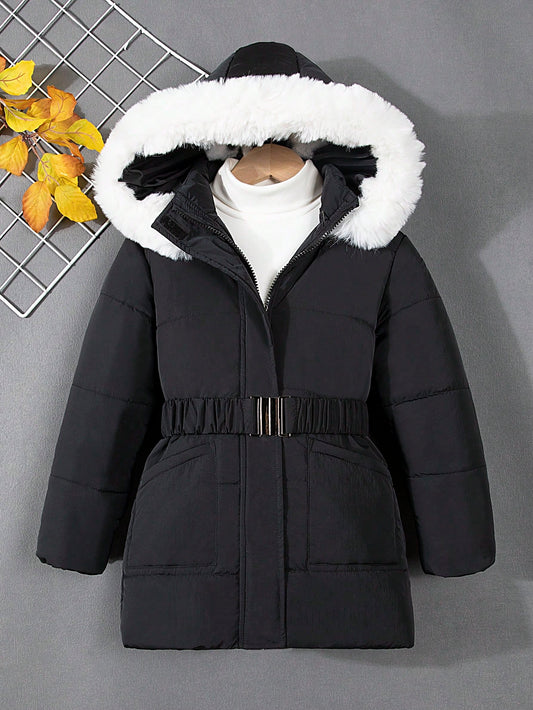 Little Boys' Classic Casual Street Style Hooded Warm Winter Parka Jacket, Autumn Winter