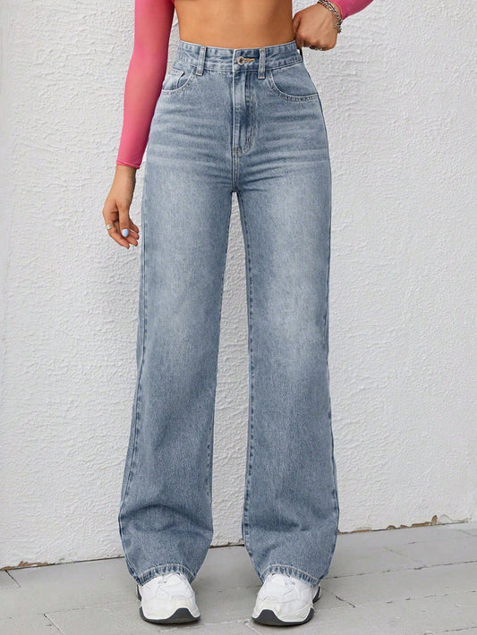 Women's Wide Leg Denim Pants