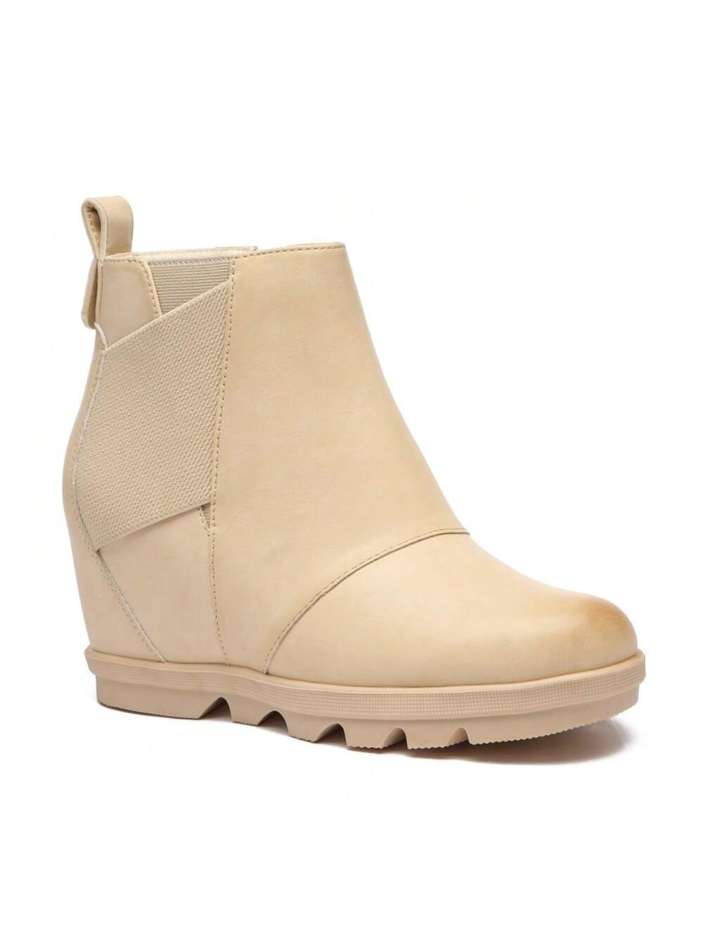 Women'S Wedge Boots Comfortable Ankle Wedge Booties