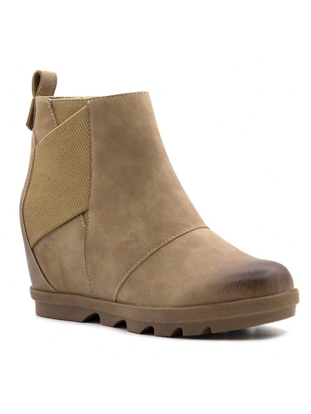 Women'S Wedge Boots Comfortable Ankle Wedge Booties