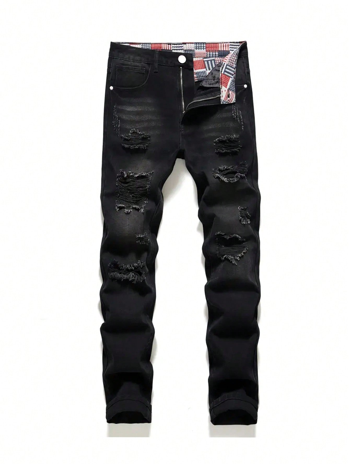 Teen Boys Casual Distressed Washed Denim Jeans