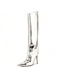Knee High Boots For Women,Sexy Pointed Toe Stiletto Heel Boot Thigh High Boots Fashion Long Boots,Girl,Party