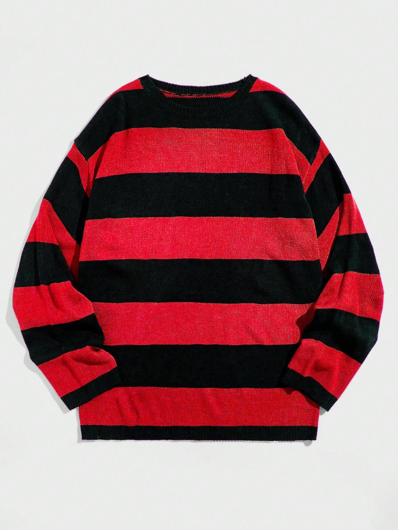 Men Two Tone Drop Shoulder Sweater