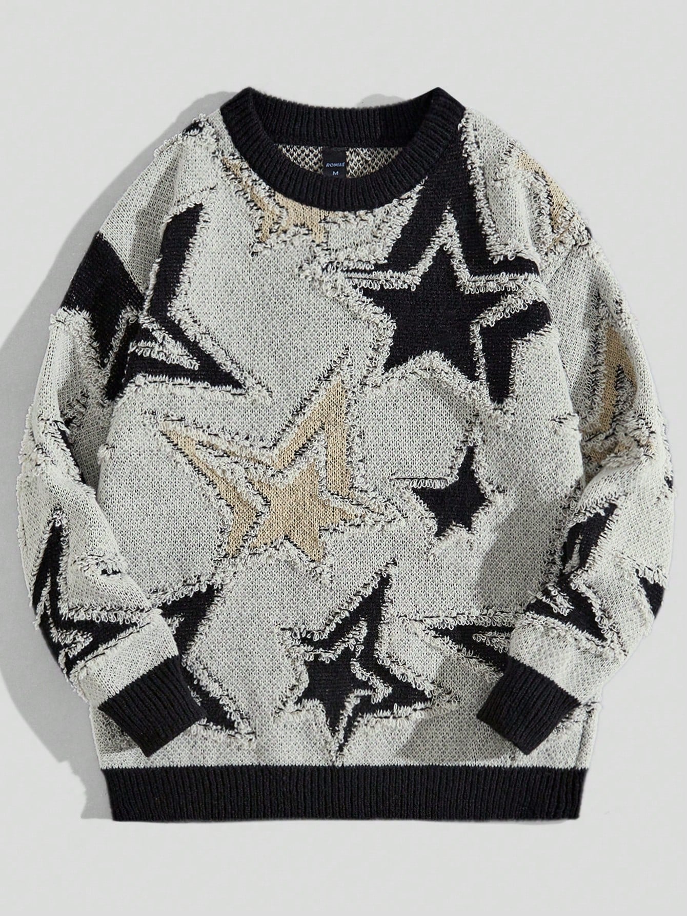 Street Life Men's Star Pattern Casual Sweater