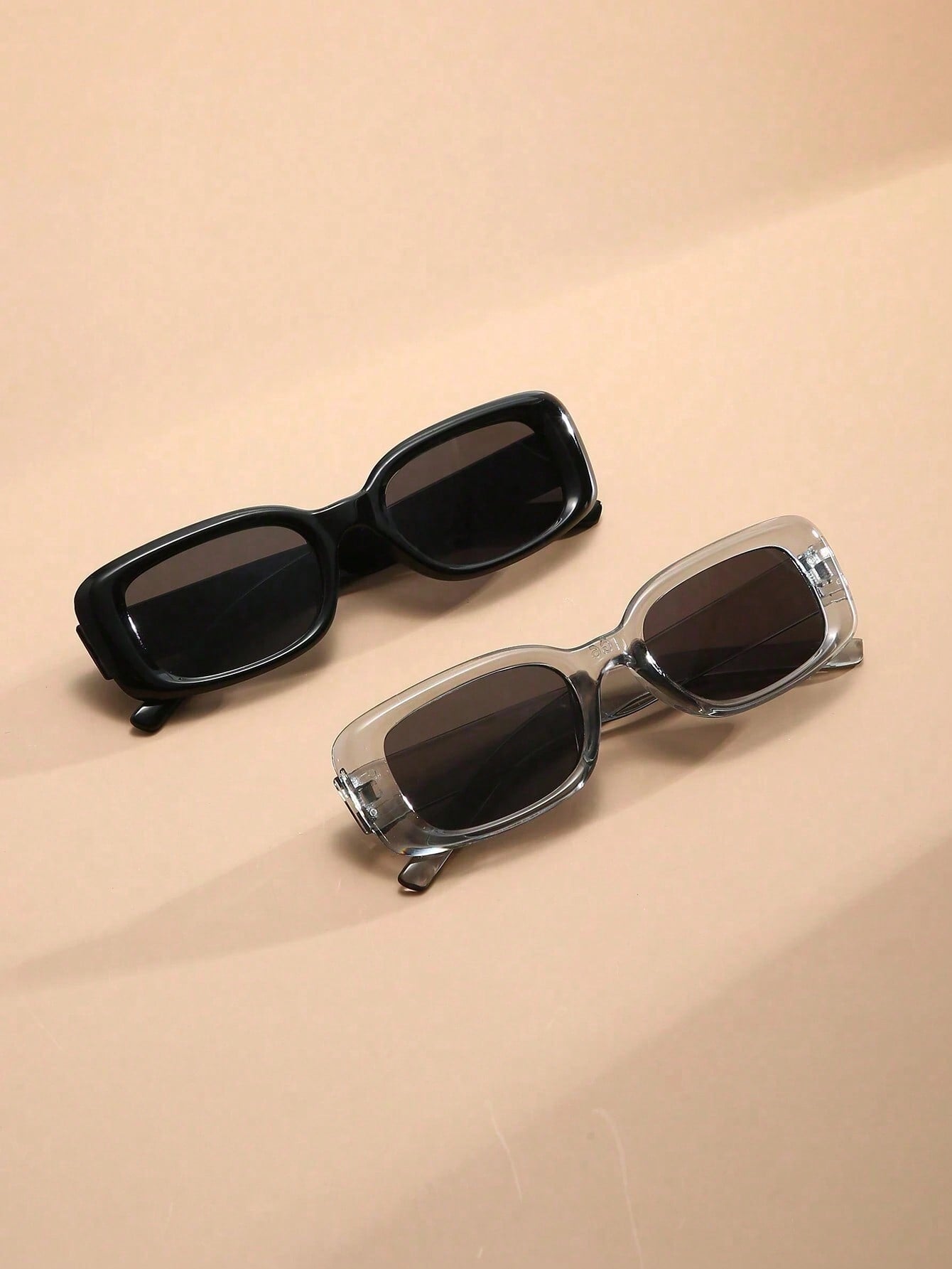 2 Pairs Of Fashionable Square Glasses For Teens, Suitable For Daily Wear