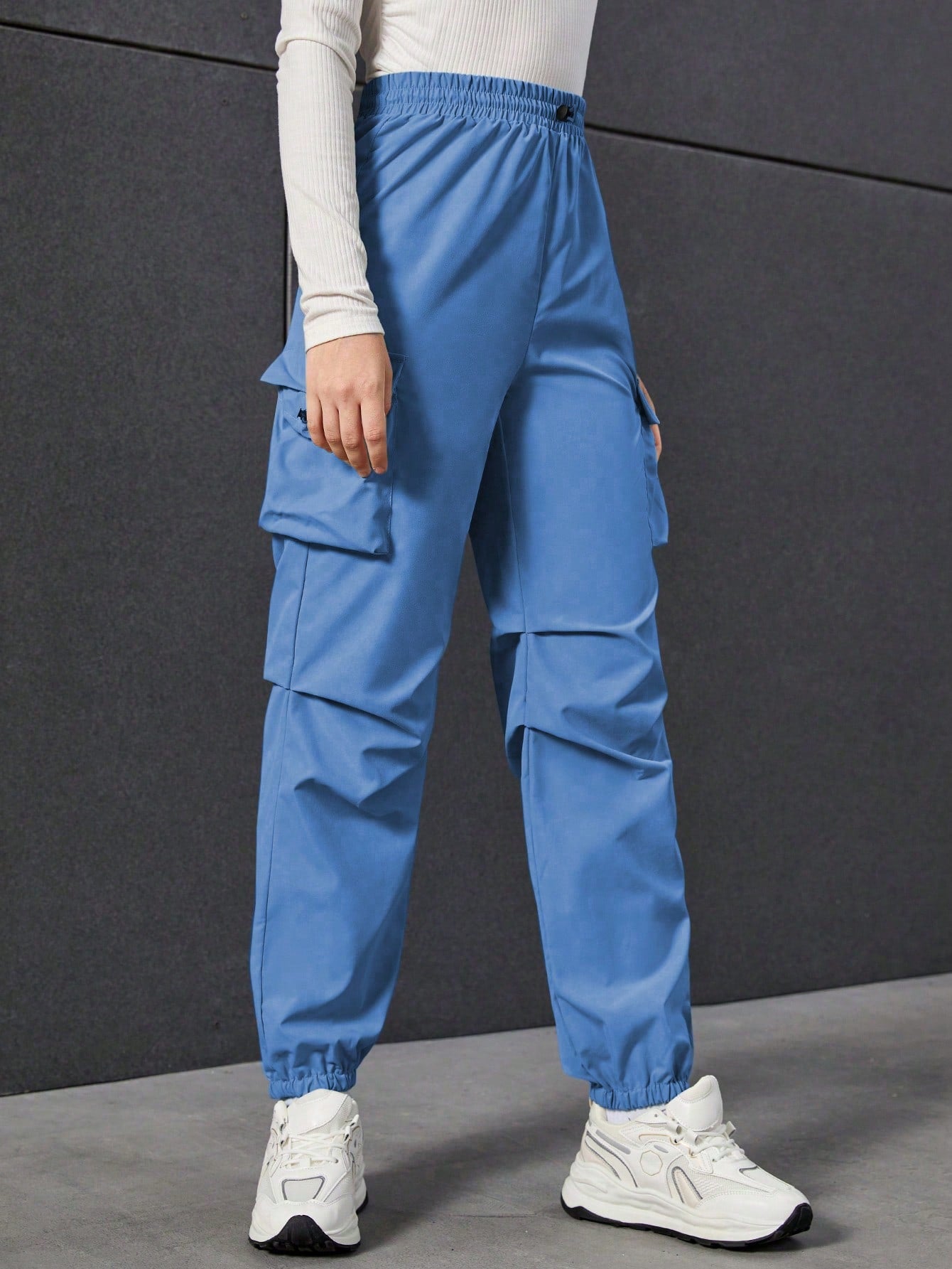 Teen Girl Flap Pocket Side Cargo Pants