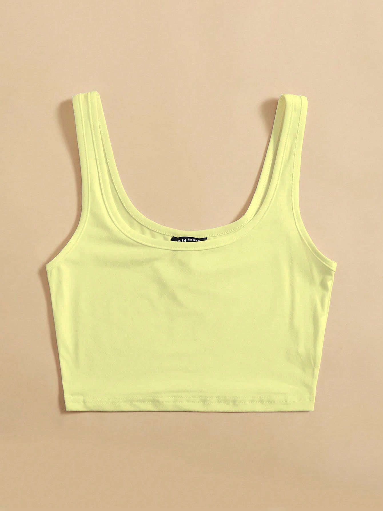 Solid Crop Tank Top