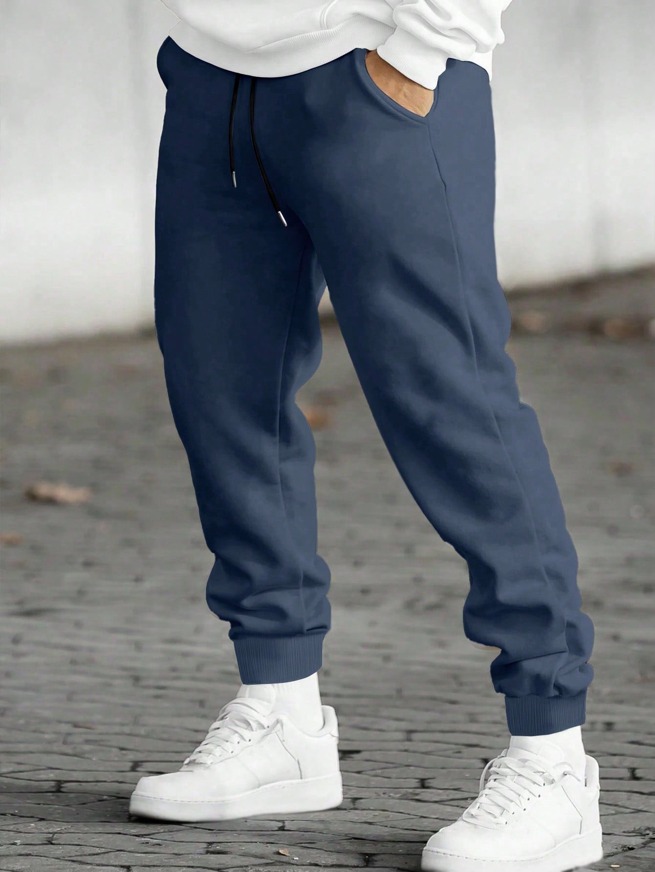 Men's Elastic Waist Drawstring Jogger Pants