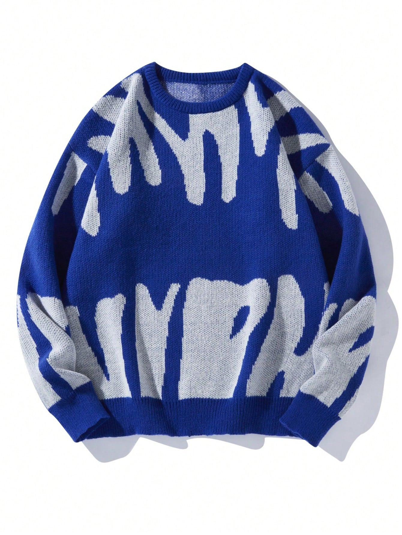 Men Graphic Pattern Sweater