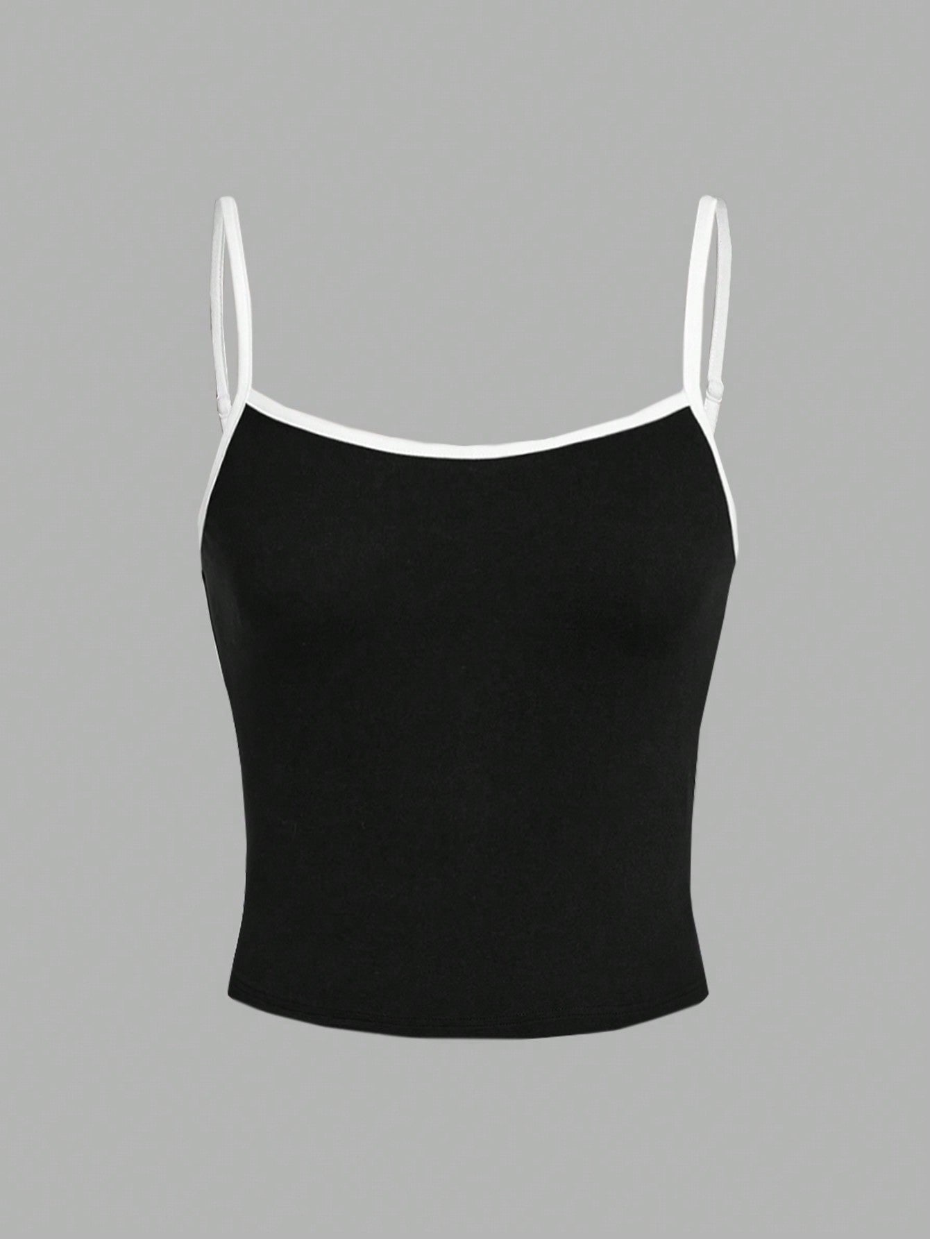 Casual Simple Camisole Top, Slim Fit, Suitable For Summer