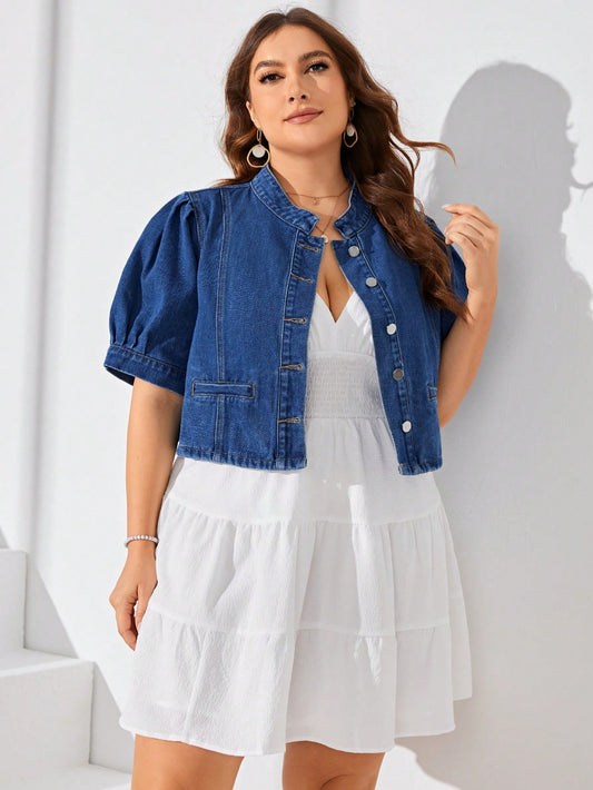 Plus Size Denim Jacket