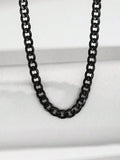 1pc Simple Stainlee Steel Curb Chain Necklace For Boys Girls Minimalist Necklace For Daily Decoration