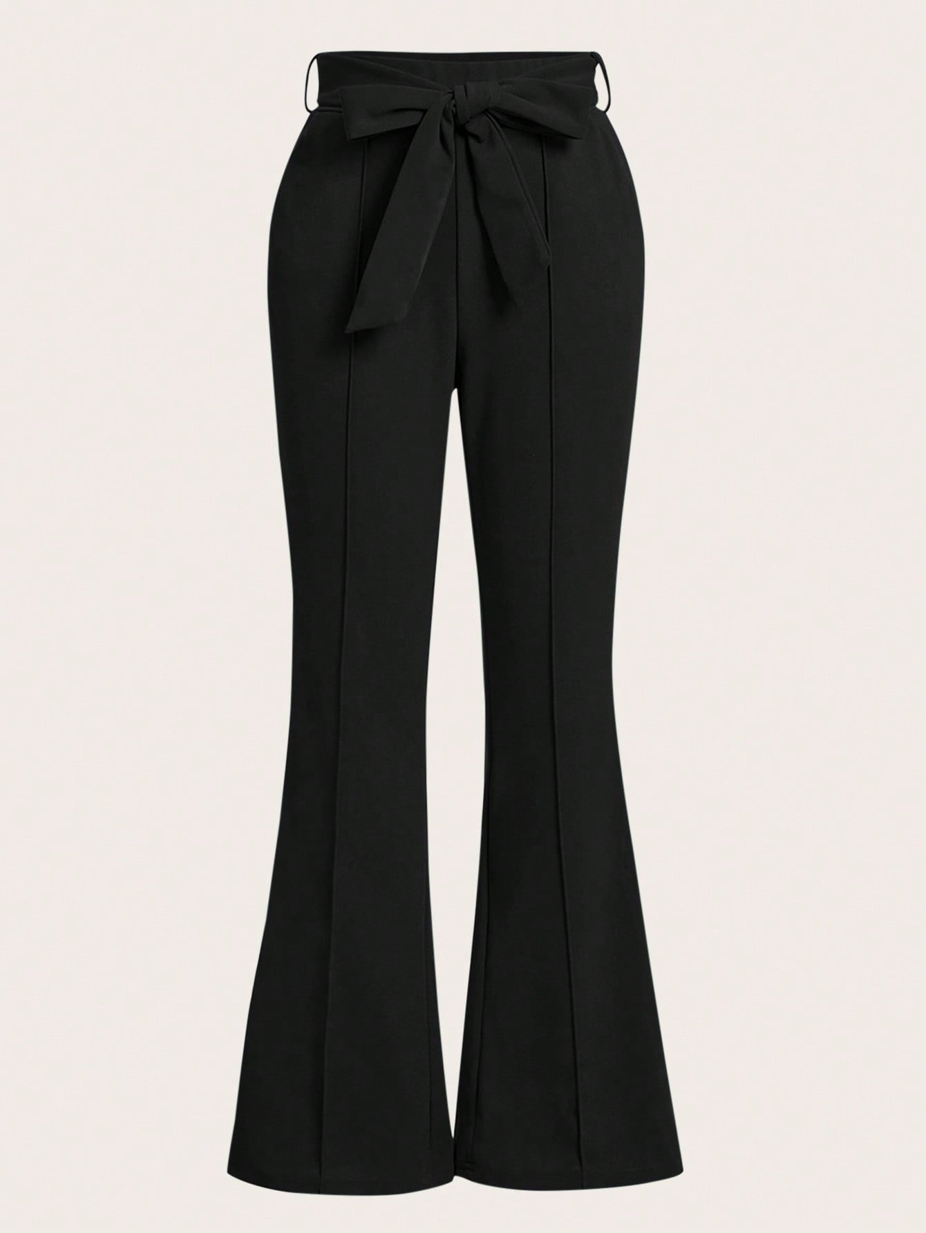 Women's Wide Belted Flared Pants